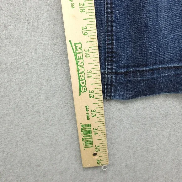 Ariat Denim Womens Trouser Jeans Size 25R Bootcut Wide Leg Flare Medium Wash - Picture 15 of 15